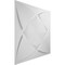 Ekena Millwork Blossom EnduraWall Decorative 3D Wall Panel, White, 19 5/8"W x 19 5/8"H WP20X20BMWH - alternate 5